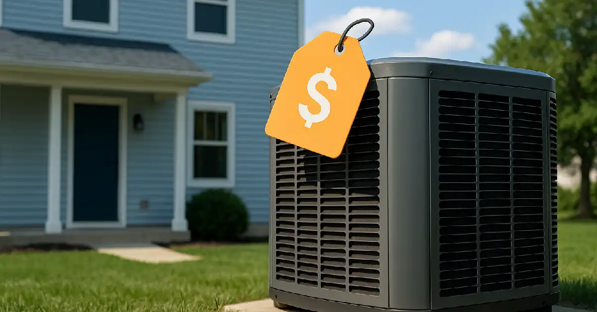 How much does an air conditioner cost for a 2000 sq ft home? (AI-generated)
