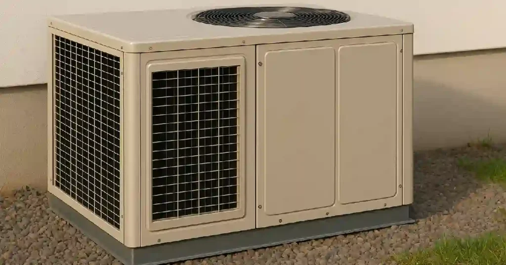 Packaged Air Conditioner. This image is Ai-generated