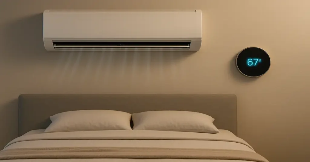 What Temperature to Set Air Conditioner in Summer at Night?( Ai-generated)