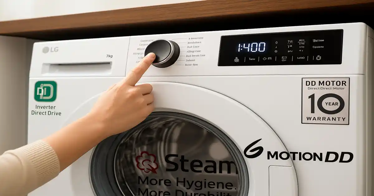How to Reset LG Washing Machine. (AI-generated)
