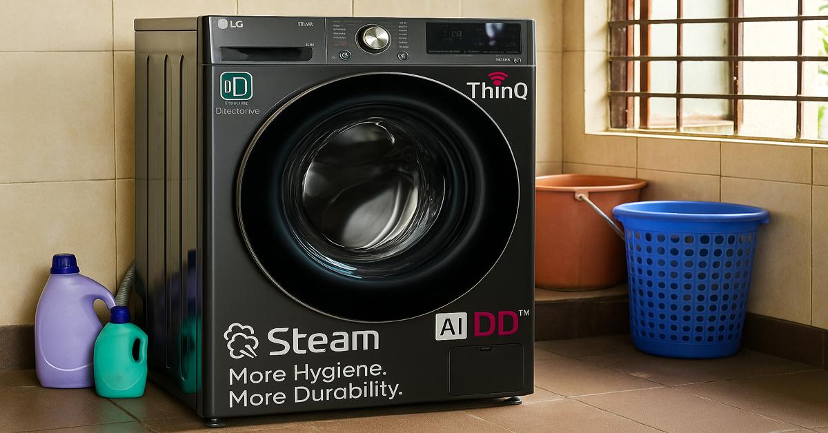 What Does AI DD Technology in LG Washing Machines Do (AI-generated)
