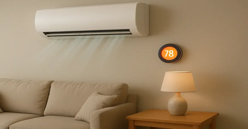 Low Voltage Damage Air Conditioner (AI-generated)