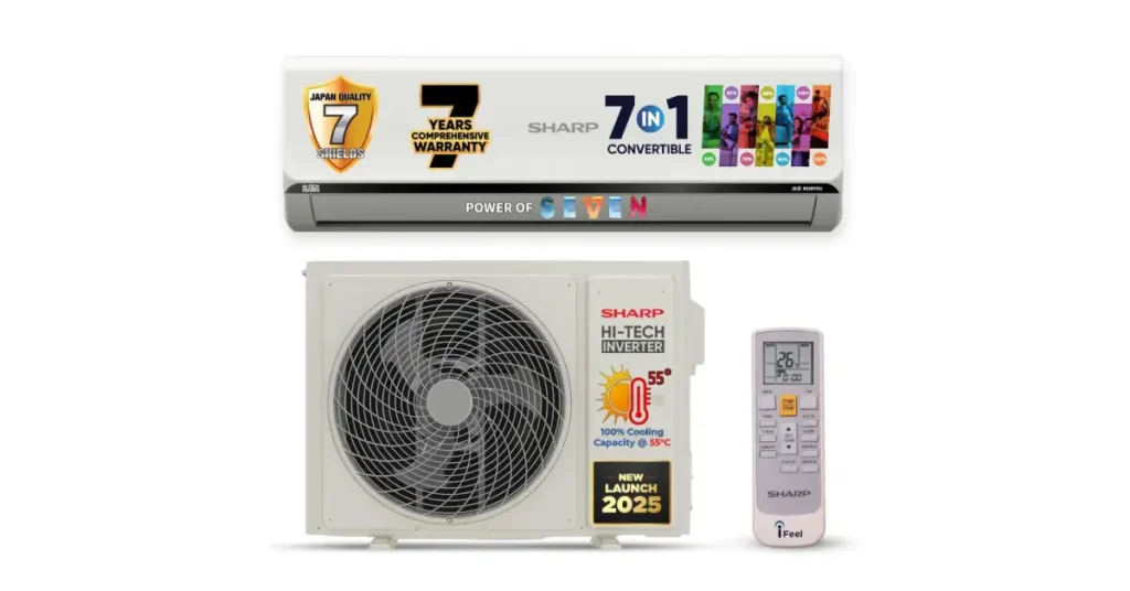 Sharp 1.5 Ton 3 Star Inverter Split AC
