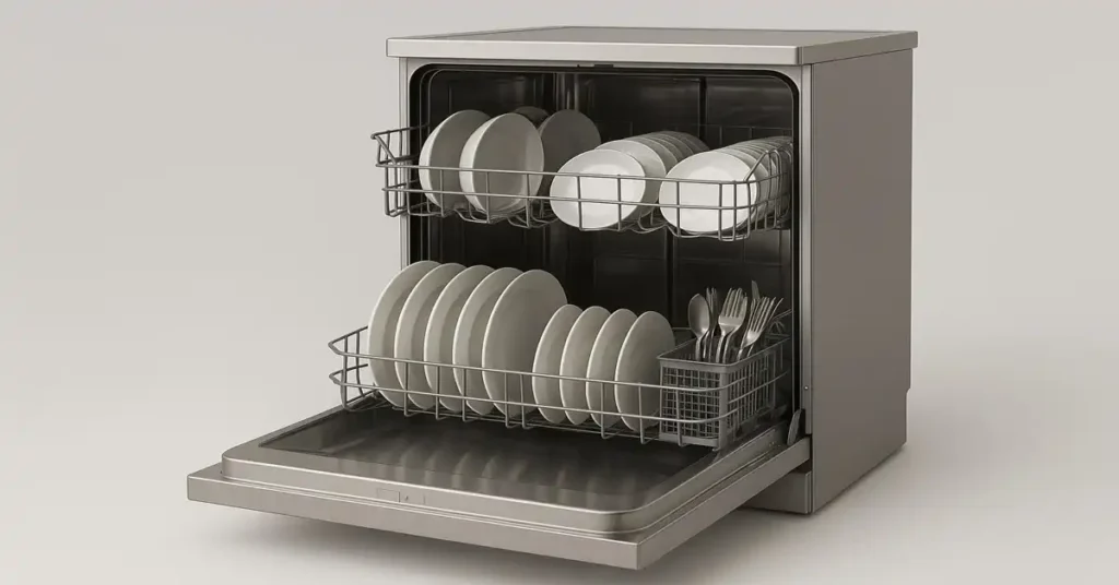 Dishwasher. This image is Ai-generated