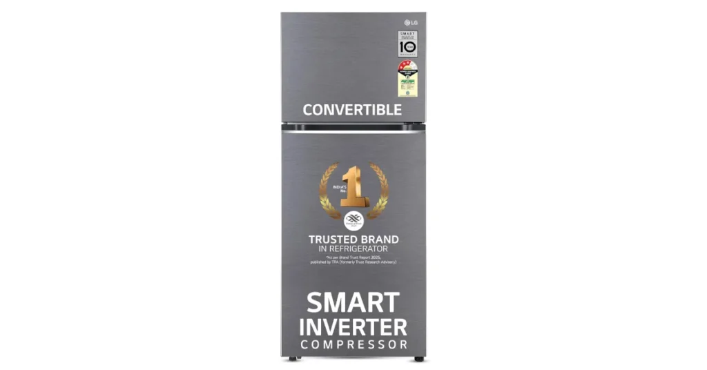 LG 343 L 3 Star Frost-Free Smart Inverter Double Door Refrigerator
