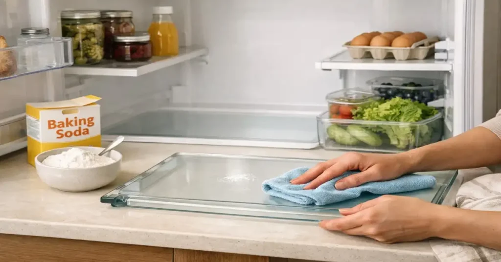 Cleaning the Inside of the Refrigerator