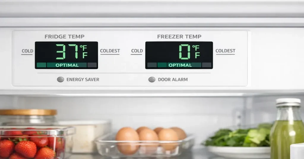 Set the right temperature