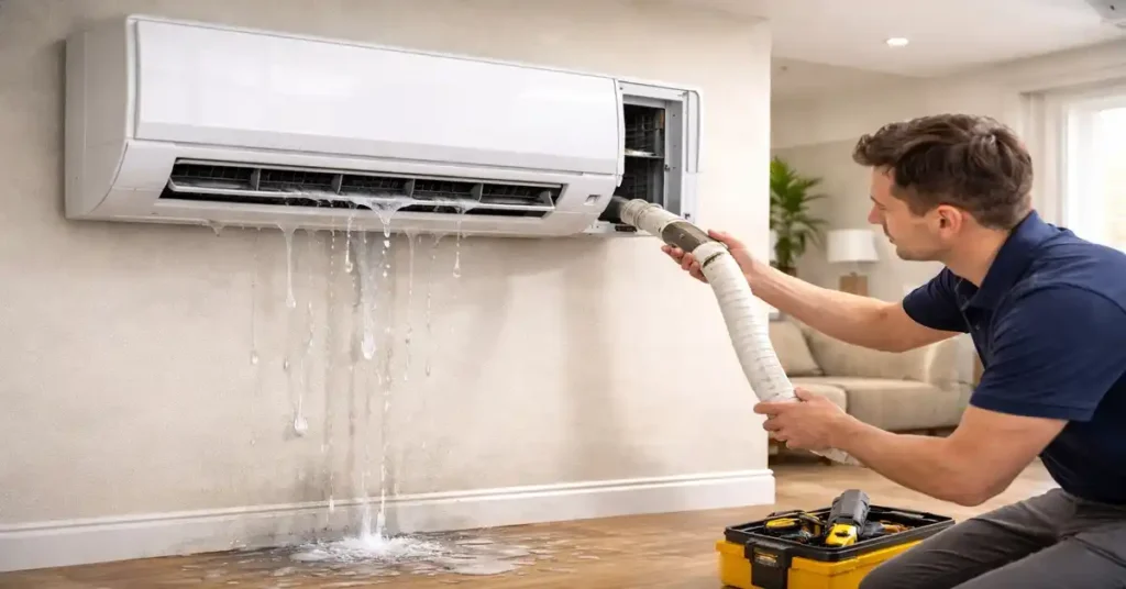 Disconnected or Loose Drain Line