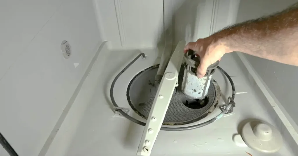 Remove the Dishwasher filter