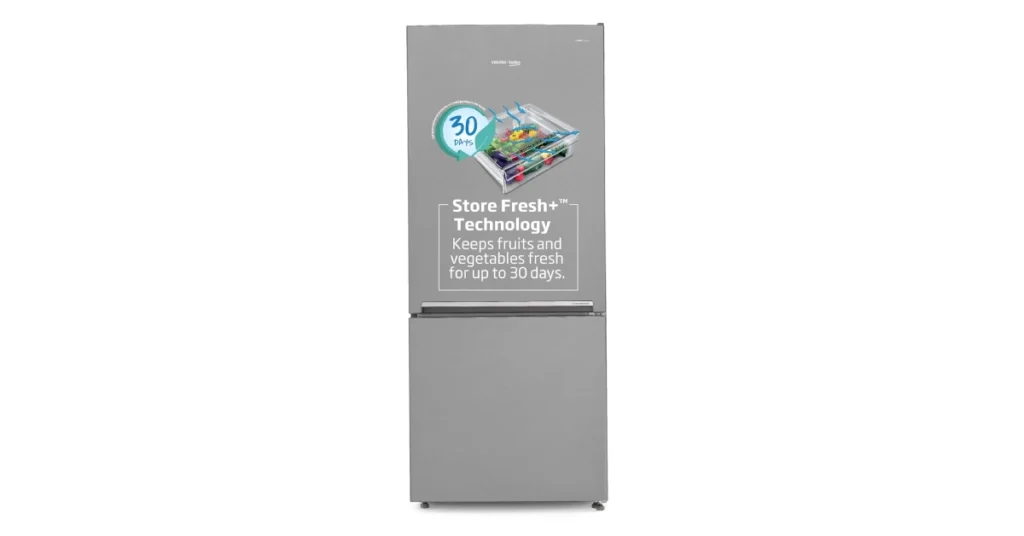 Voltas Beko A TATA Product 340 L 2 Star Frost free Inverter Double Door Bottom Mount Refrigerator