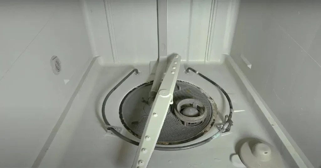 cleaning of the spray arms