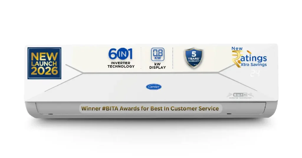 Carrier Flexicool 1.5 Ton 5 Star Inverter Split AC — CAI18EE5R36F0