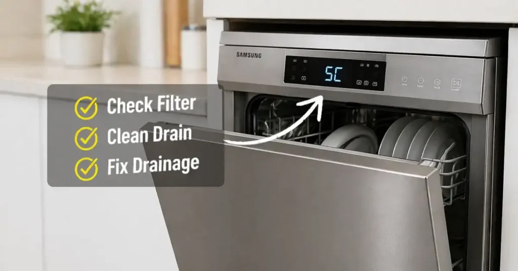 How to Fix Samsung Dishwasher 5C Error