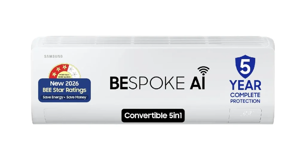 Samsung Bespoke AI 1 Ton 3 Star Inverter Split AC — AR50H12D1LHNNA